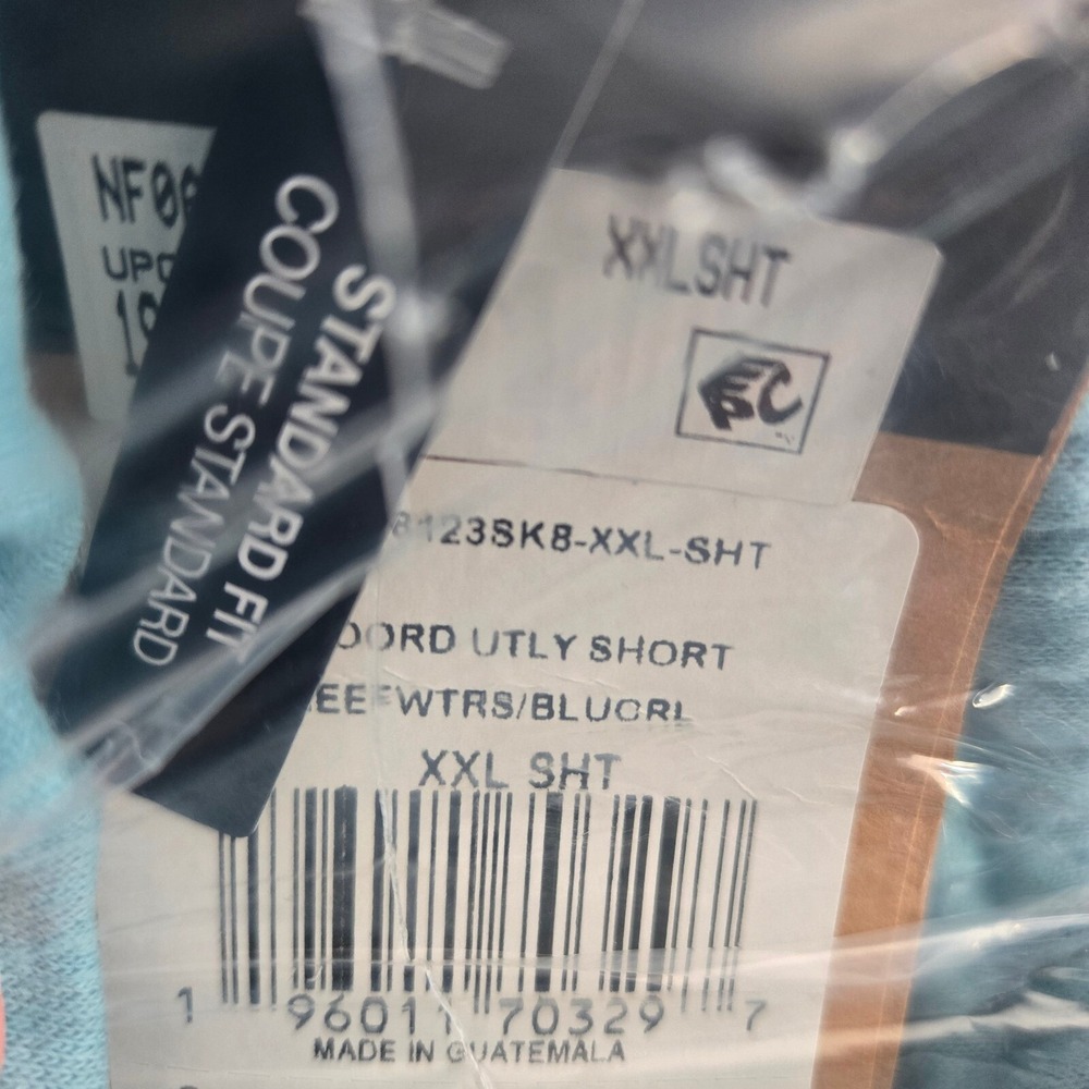 The North Face Mens Size XXL Utility Cargo Reef Water Blue Coral Paramount Short - Picture 6 of 6